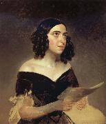 Karl Briullov Portrait of Anna Petrova oil painting on canvas